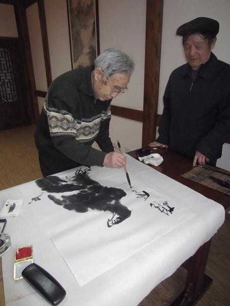 陳瑞鼎一行來合肥天方茶藝館考察