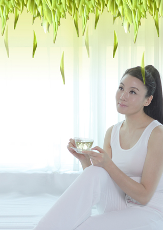 韓再芬代言天柱山茶