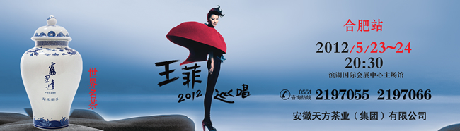 “霧里青” 2012年王菲巡回演唱會合肥站將開演