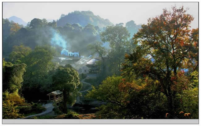 優(yōu)秀獎(jiǎng)  徐本蒼《仙境-大山村之晨》