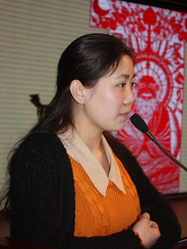 秋浦書院辦公室主任鄭珊珊主持院禮