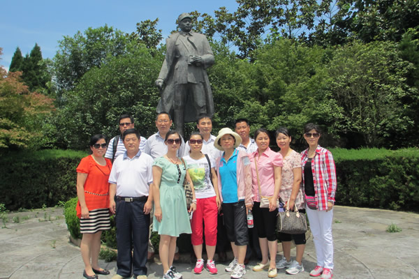 參觀云嶺新四軍舊址